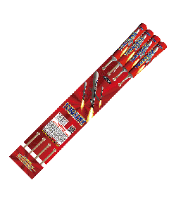 TOMAHAWK | 4 Pack Display Rocket By No Name Fireworks